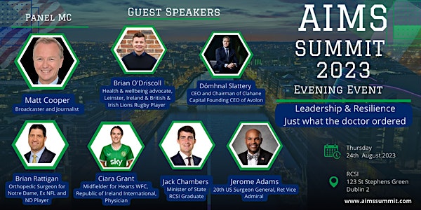 American Irish Medical Summit -  Evening Event event promotion