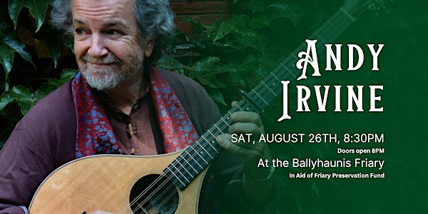 Andy Irvine in Concert event promotion