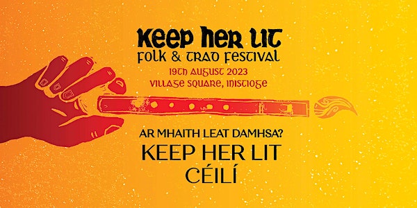 Ar Mhaith Leat Damhsa? Keep Her Lit Céilí event promotion