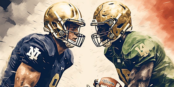 College Football Dublin FanPark - Notre Dame v Navy event promotion