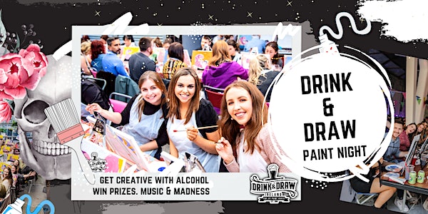 Drink & Draw: Harry Styles paint Night event promotion
