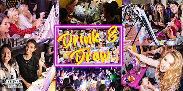 Drink & Draw: Taylor Swift Paint Night event promotion
