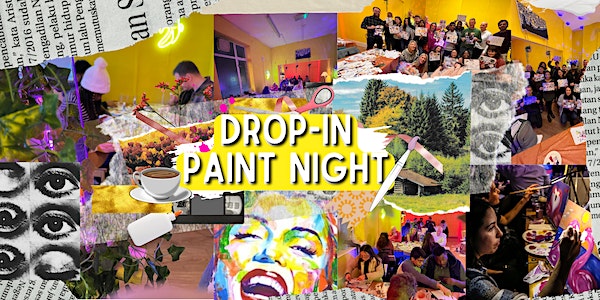 Drop-In Paint Night In Dublin City Center (Free tea