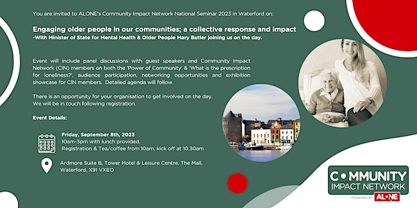 Engaging older people in our communities; a collective response and impact event promotion
