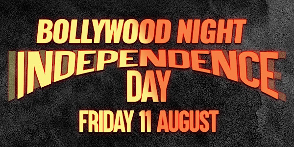 Independence Day Bollywood Night event promotion