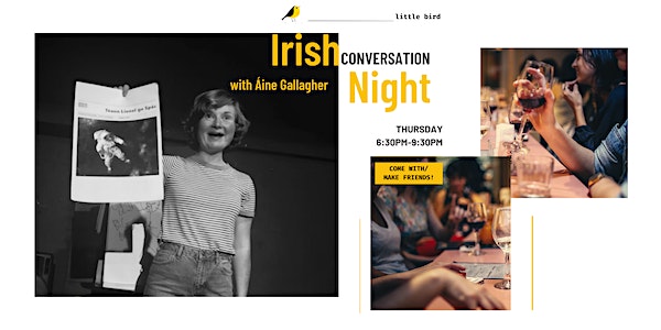 Irish Conversation Night event promotion
