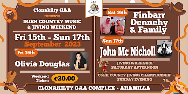 Irish Country Music & Jiving Weekend event promotion