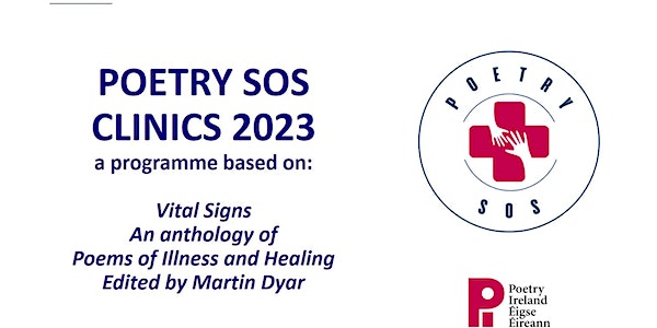 Poetry SOS Clinic - Poems prescribed for your health & wellbeing event promotion