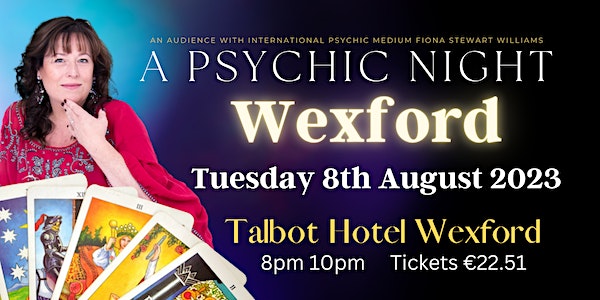 Psychic Night in Wexford event promotion